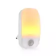 Plug-In LED Natt Belysning | Rörelsesensor | Dag / natt sensor | 0.55 W | 11 lm | Varm Vit - Nattlampor - 5412810418442 - 1