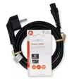 Strömkabel | Strömkontakt Hane | IEC-320-C5 | Vinklat | Rak | Nickelplaterad | 2.00 m | Rund | PVC | Svart | Label - Strömkablar och kontakter - 5412810425112 - 66