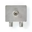 Satellite & Antenn Adapter | IEC (Koax) Hona | F Hona / IEC (Koax) Hane | Nickelplaterad | 75 Ohm | Rak | Zinc | Metall / Silver | 1 st. | Låda - Nedis produkter - 5412810426102 - 10