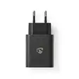 Väggladdare | 30 W | PD3.0 27W / PD3.0 30W / QC3.0 | Snabbladdnings funktion | 1.5 / 2.0 / 2.5 / 3.0 A | Antal utgångar: 1 | USB-C | Automatiskt val av Spänning | Svart - Nätladdare - 5412810330102 - 30