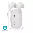 SmartLife Robot med Gardin | Stångskena | Draperier / Gardiner | Batteridriven / USB ström | 4000 mAh | Bluetooth® | Vit - Övrig automation och fjärrstyrning - 5412810419692 - 55