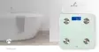 SmartLife Hälso Vågar | Wi-Fi | Ben / BMR / Fett / Muskler / Vatten / Vikt | 8 | Max last: 180 kg | Android / IOS | Glas | Vit - Vågar och kroppssammansättningsmätare - 5412810306312 - 90