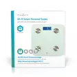SmartLife Hälso Vågar | Wi-Fi | Ben / BMR / Fett / Muskler / Vatten / Vikt | 8 | Max last: 180 kg | Android / IOS | Glas | Vit - Vågar och kroppssammansättningsmätare - 5412810306312 - 66
