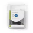 Stereo Audio Adapter | 3.5 mm Hane | 6.35 mm Hona | Nickelplaterad | Rak | ABS | Svart | 1 st. | Låda - Ljudadaptrar - 5412810288212 - 66