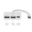 USB-hubb | 1x USB-C | 1x USB-C / 2x USB 2.0 A Female | 3-Port port(s) | USB ström - Dator och nätverk - 5412810416042 - 50