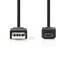 USB-kabel | USB 2.0 | USB-A Hane | USB Micro-B Hane | 480 Mbps | Nickelplaterad | 1.00 m | Rund | PVC | Svart | Låda - Dator och nätverk - 5412810288892 - 2