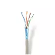 CAT5e nätverkskabel rulle | Solid | F/UTP | Koppar | 100 m | Inomhus | Rund | PVC | Grå | Dragkorg - Dator och nätverk - 5412810294152 - 45