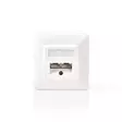 Nätverksvägglåda | Infälld montering | 2-Port port(s) | CAT5e | Rak | Hona | Guldplaterad | ABS | Vit | Låda - Dator och nätverk - 5412810289332 - 10