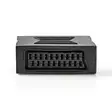 SCART-adapter | SCART Hona | SCART Hona | Nickelplaterad | Rak | ABS | Svart | 1 st. | Låda - Nedis produkter - 5412810426782 - 10
