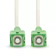 Patchkabel av glasfiber | SMF (Single Mode Phase) | SC/APC | SC/APC | 100 Gbps | 6.00 m | Vit | Gift Box with Euro Lock - Dator och nätverk - 5412810464302 - 10