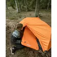 Makuualusta ilmatäytteinen 185x70 Comfort Retki oranssi - Paksu retkipatja sisäänrakennetulla pumpulla ja tyynyllä - Liggunderlag och sittunderlag - 6418536036952 - 8