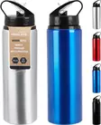Urheilujuomapullo, alumiini, 750 ml - Vattenflaskor - 8719987842542 - 1