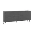 Konsolbord Hanah Home Dune Antracit Spånskiva 183,8x77,4x35 cm - Möbler - 8683743797622 - 1
