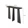Byrå Hanah Home Cleopatra Antracit Massivt Trä 100x83x28 cm - Garderober - 8684282417262 - 11