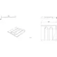 Droppbricka för diskmaskin 60 cm - Nedis produkter - 7392832003032 - 20