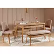 Bänk Hanah Home Vina Furu Spånskiva 110x85x46 cm - Bänkar - 8682870773882 - 3