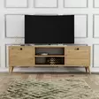TV-bänk Hanah Home Dolce 1122 Ek Spånskiva 138x42,6x29,5 cm - TV-bänkar - 8683743041992 - 2