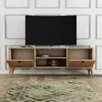 TV-bänk Hanah Home Dolce 1122 Ek Spånskiva 138x42,6x29,5 cm - TV-bänkar - 8683743041992 - 4