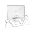 TV-bänk Hanah Home Pipralla Carrara Marmormönster Spånskiva 110x40x30 cm - TV-bänkar - 8684283291502 - 6