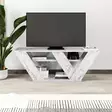 TV-bänk Hanah Home Pipralla Carrara Marmormönster Spånskiva 110x40x30 cm - TV-bänkar - 8684283291502 - 3