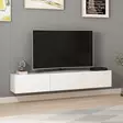 TV-bänk Hanah Home Rigel Vit Spånskiva 180x30x32 cm - TV-bänkar - 8683742462422 - 3