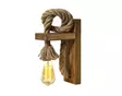 Vägglampa Opviq KN14 Brun Guld Trä 18 x 30 x 10 cm - Tak- och vägglampor - 8681875100402 - 3