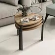 Nestingbord Hanah Home Lenny Valnöt Spånskiva 45x45x45 45x40x45 45x35x45 cm - Möbler - 8683742465812 - 4