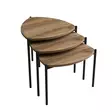 Nestingbord Hanah Home Lenny Valnöt Spånskiva 45x45x45 45x40x45 45x35x45 cm - Möbler - 8683742465812 - 9