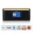 DAB/FM med 2,4" färgdisplay Bluetooth® uppladdningsbart batteri Svart - Radioapparater - 8711902071952 - 1