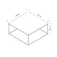 Soffbord Hanah Home Loni Dore Spånskiva 90x42x90 cm - Soffbord - 8684282259282 - 7