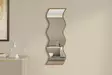 Spegel Hanah Home Safi Vit Valnöt MDF 40x120x2,2 cm - Speglar - 8684282667452 - 3