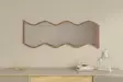 Spegel Hanah Home Safi Vit Valnöt MDF 40x120x2,2 cm - Speglar - 8684282667452 - 5