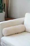 Prydnadskudde Aberto Design Teddy Roller Ljusbeige Återvunnen Polyester 50x14x14 cm - Prydnadskuddar - 8684283664382 - 4