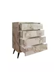 Byrå Hanah Home Suvera Ephesus Marmormönster Spånskiva 70x86x40 cm - Byråer och skåp - 8684283031382 - 4