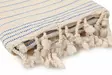 Fouta Mijölnir Blå Krämvit 100% Bomull 90x185 cm - Handdukar - 8683342757072 - 6