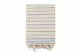 Fouta Mijölnir Blå Krämvit 100% Bomull 90x185 cm - Handdukar - 8683342757072 - 5
