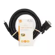 HDMI kabel | HDMI Kontakt | DVI-D 24+1-Pin Hane | 1080p | Nickelplaterad | 3.00 m | Rak | PVC | Svart | Label - HDMI-kablar - 5412810420742 - 66