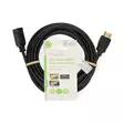 High Speed HDMI kabel med Ethernet | HDMI Kontakt | HDMI Utgång | 4K@60Hz | ARC | 10.2 Gbps | 5.00 m | Rund | PVC | Svart | Label - HDMI-kablar - 5412810465262 - 66