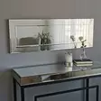 Spegel Hanah Home A301Y Silver Mdf 120x40x2,2 cm - Speglar - 8681875708332 - 3