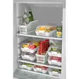 Organiseringsset för kylskåp (4 delar), vit, 12 x 19 x 32 cm, platsbesparande, lätt att rengöra - Matlådor och matförvaringsbehållare - 8684282826552 - 2