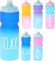 Dryckesflaska 1000 ml LDPE skruvkork färgglad text - Vattenflaskor - 8721037100472 - 1