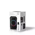 Karaokesystem med Bluetooth®, uppladdningsbart batteri, trådlös karaokemikrofon och LED-belysning för disco Svart - Nedis produkter - 8711902081272 - 67