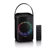 Karaokesystem med Bluetooth®, uppladdningsbart batteri, trådlös karaokemikrofon och LED-belysning för disco Svart - Nedis produkter - 8711902081272 - 41