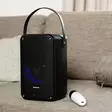 Karaokesystem med Bluetooth®, uppladdningsbart batteri, trådlös karaokemikrofon och LED-belysning för disco Svart - Nedis produkter - 8711902081272 - 54