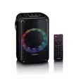 Karaokesystem med Bluetooth®, uppladdningsbart batteri, trådlös karaokemikrofon och LED-belysning för disco Svart - Nedis produkter - 8711902081272 - 40