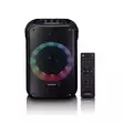 Karaokesystem med Bluetooth®, uppladdningsbart batteri, trådlös karaokemikrofon och LED-belysning för disco Svart - Nedis produkter - 8711902081272 - 10