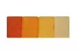 Handduksset (4 st), ljusgul, gul, ljusorange, orange, 50 x 90 cm, mjuk, hållbar, absorberande - Handdukar - 8681181150382 - 3