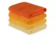 Handduksset (4 st), ljusgul, gul, ljusorange, orange, 50 x 90 cm, mjuk, hållbar, absorberande - Handdukar - 8681181150382 - 1