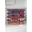 Förvaringslåda Set Hermia Lila Plast 4 Delar - Matlådor och matförvaringsbehållare - 8684282831952 - 2