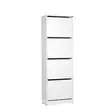 Skoskåp Hanah Home Shc340Bb Vit Spånskiva 51x157x26 cm - Skoskåp - 8682870658172 - 4